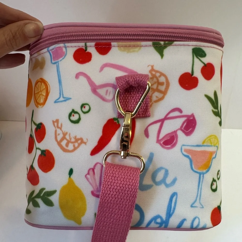 Clementine Colorful Insulated Lunch Bag Set